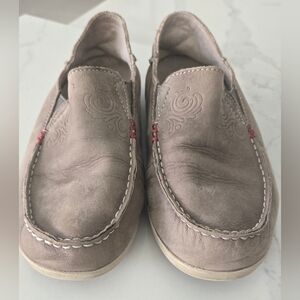 Olukai Women's Nohea Nubuck Slip On Loafers, Size US 7